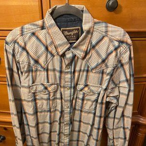 Wrangler Retro Western Style Long Sleeve Shirt